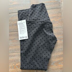 Lululemon Align High-Rise Pant
25" Polka Dot Flocked Leggings Size 4. NWT